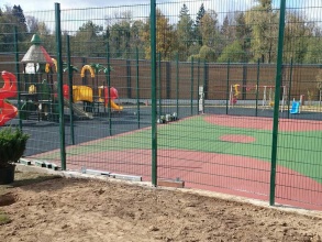 Забор на детскую площадку 50 метров фото в Лопатино